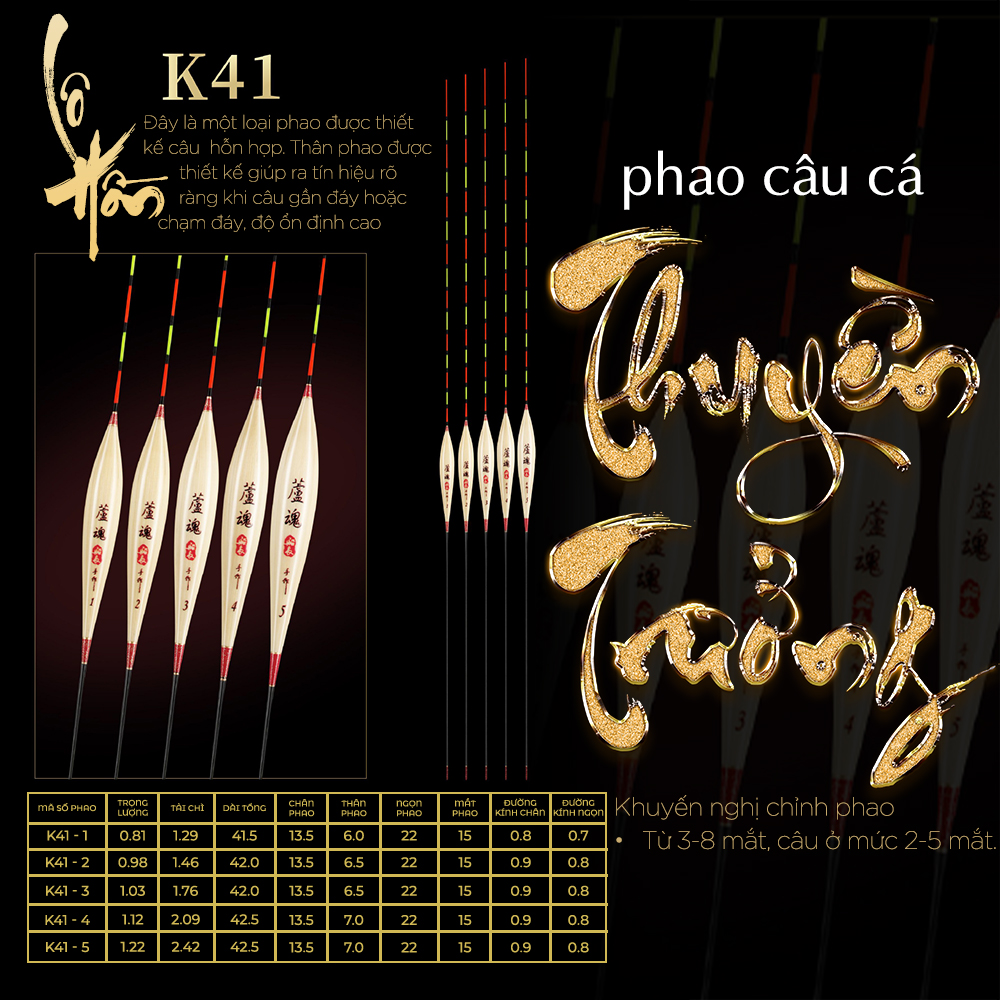 Phao cỏ Thuyền Trưởng - Mã K41