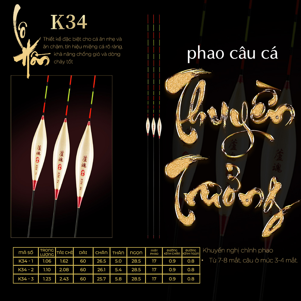 Phao cỏ Thuyền Trưởng - Mã K34