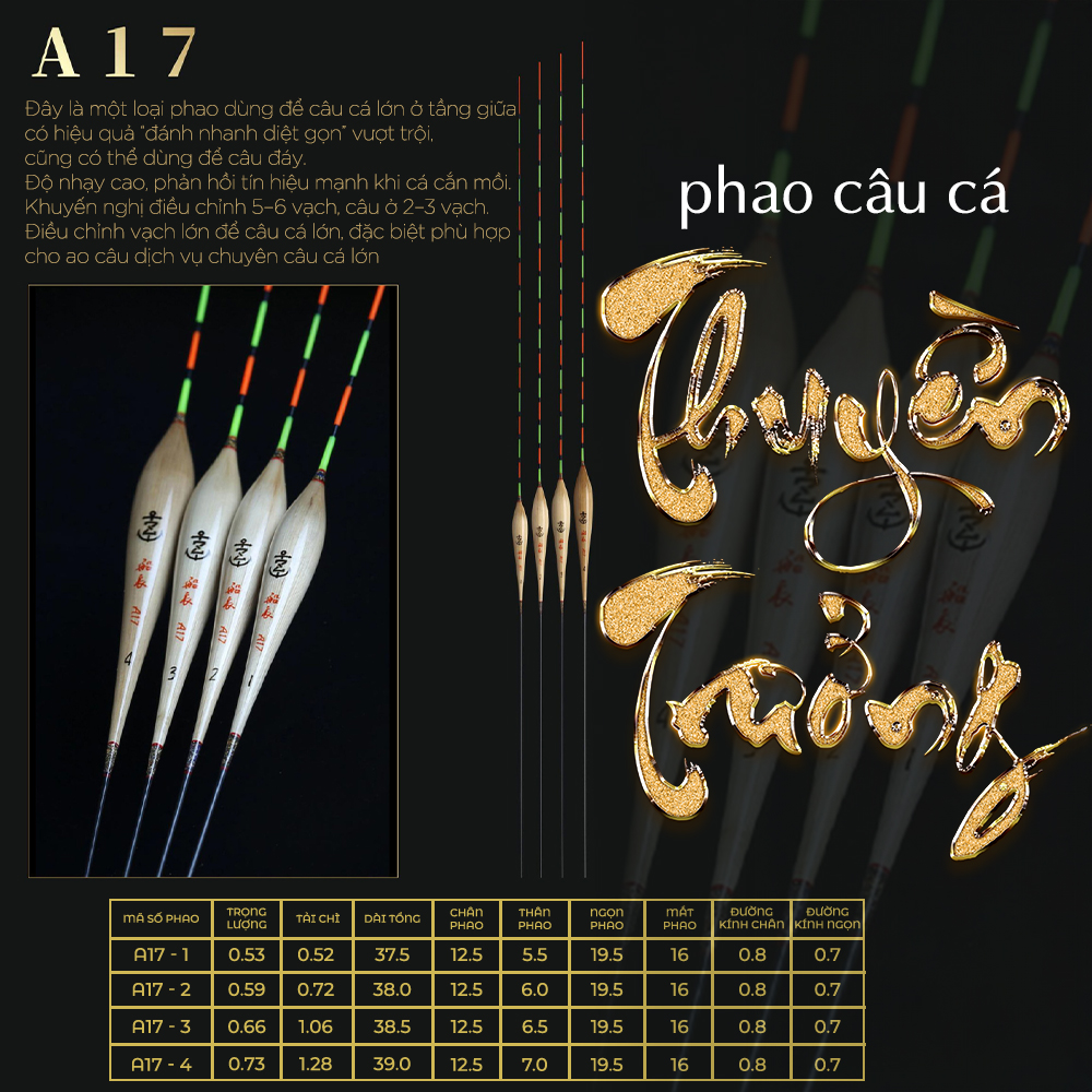 Phao cỏ Thuyền Trưởng - Mã A17