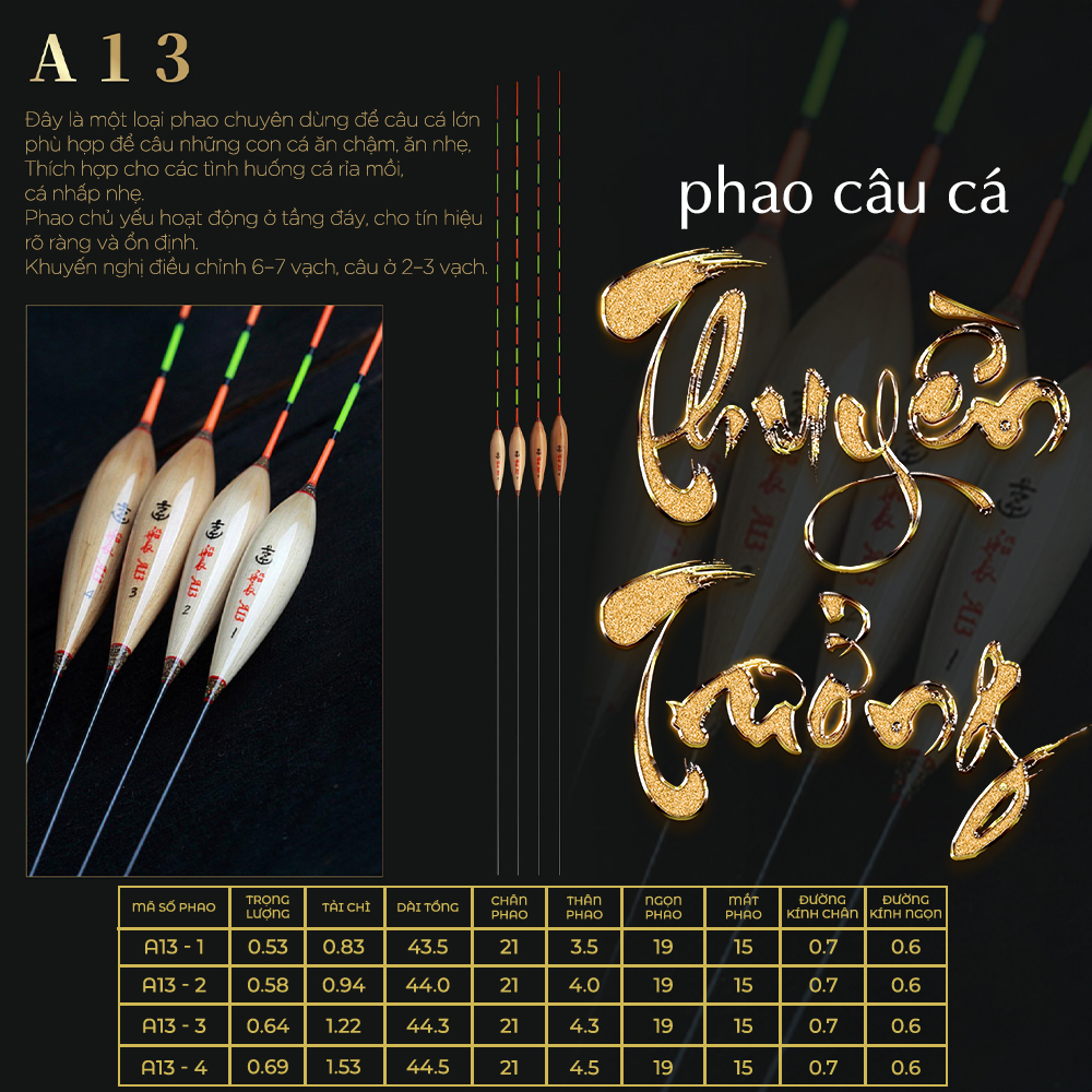 Phao cỏ Thuyền Trưởng - Mã A13
